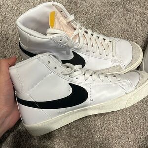 Women’s high top Nike Blazers.